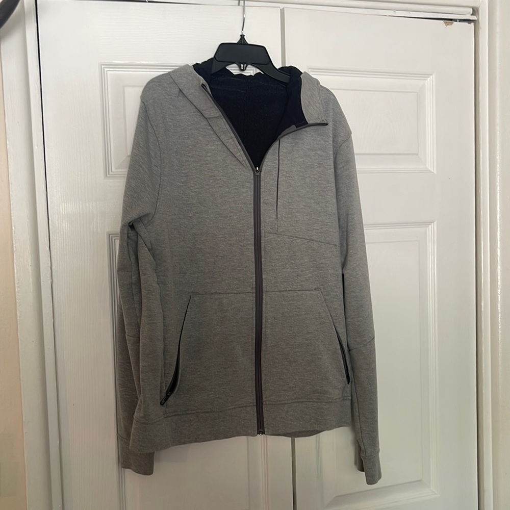Lululemon Full Zip Gray Hoodie